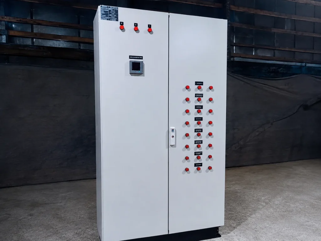 Tablero eléctrico de distribución fabricado por Servicios Volts en Padre Las Casas